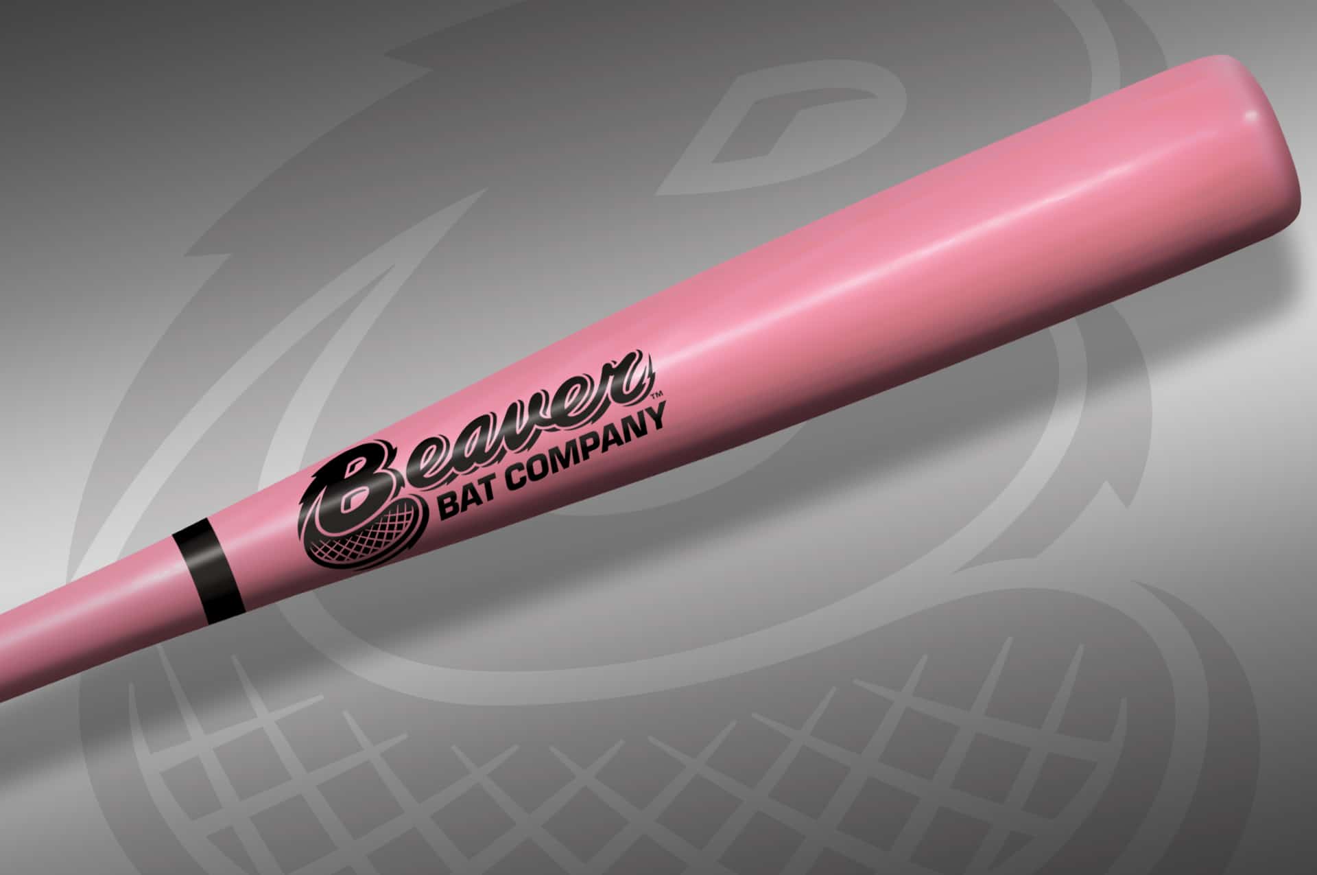 Pink Wood Baseball Bat for sale